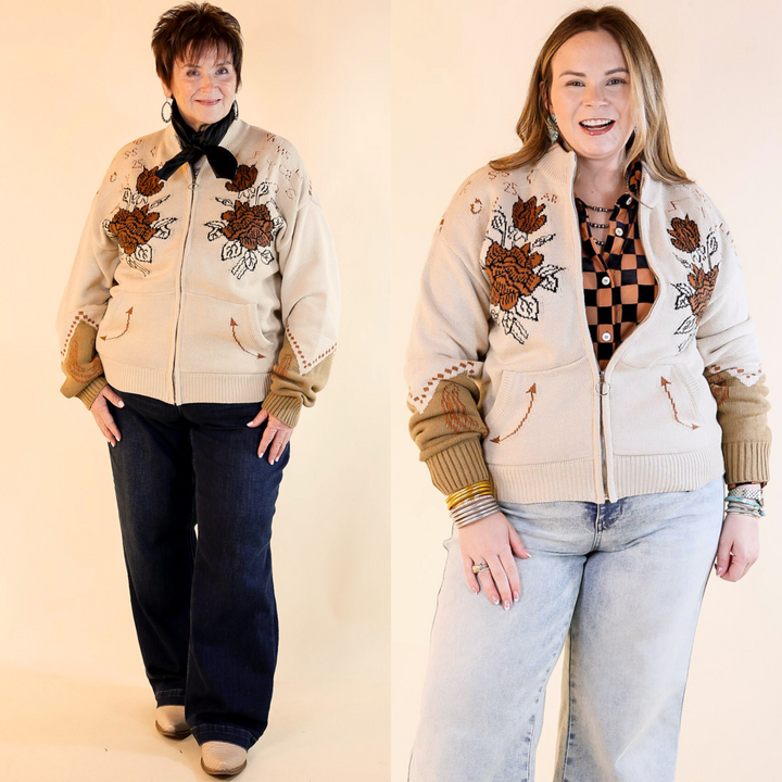 Rodeo Quincy | Jenkins Zip Up Jacket with Pockets in Tan