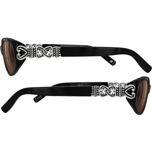 Brighton | Sabrina Sunglasses in Black - Giddy Up Glamour Boutique