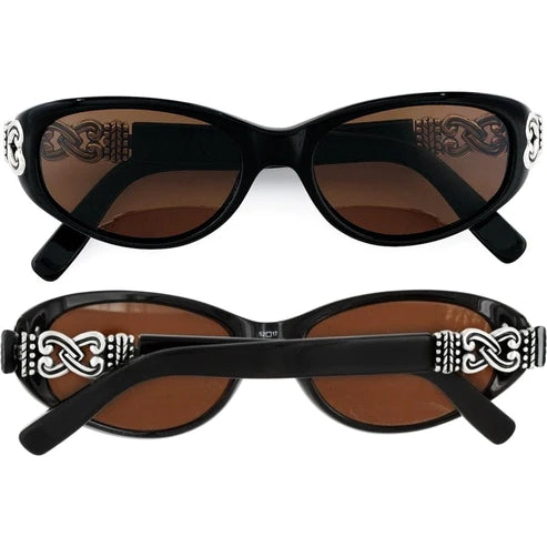 Brighton | Sabrina Sunglasses in Black - Giddy Up Glamour Boutique