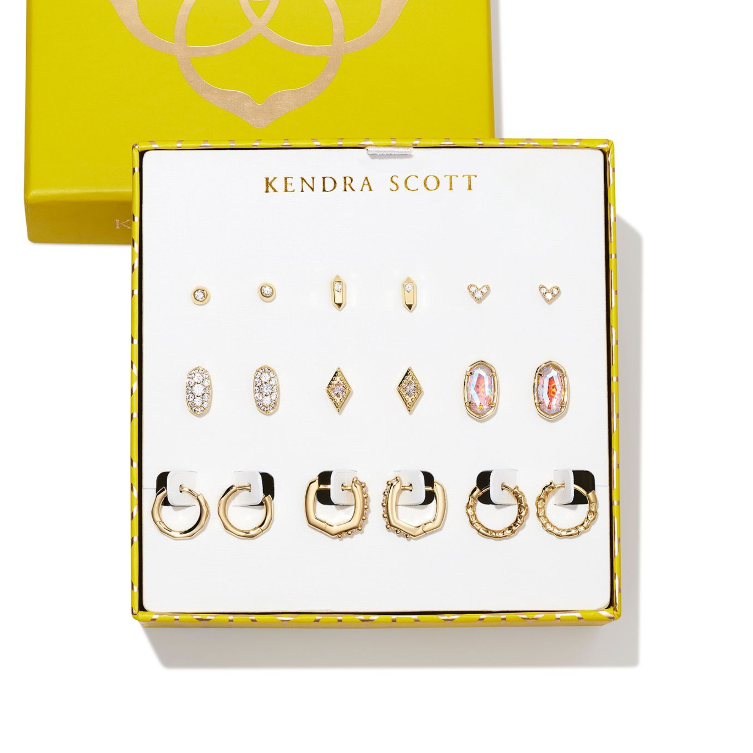 Kendra Scott | Earring Gift Set of 9 in Gold - Giddy Up Glamour Boutique