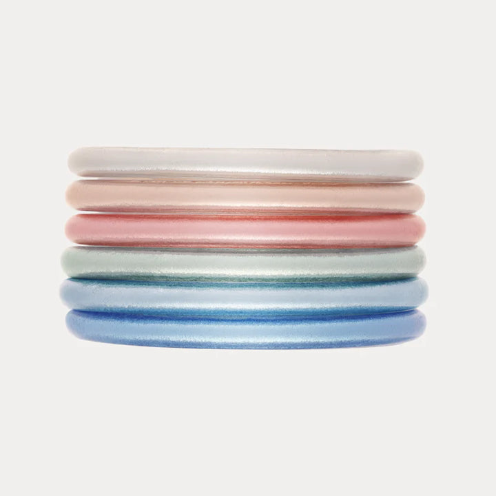BuDhaGirl | Set of Six | All Weather Bangles Spring Breeze Stack