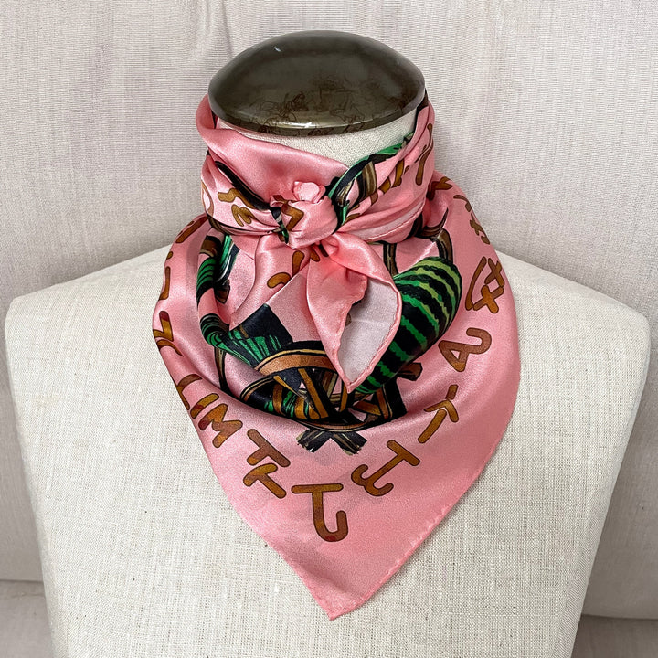 Fringe Scarves | Stick Your Neck Out and Tie One On Shorty Wild Rag in Pink