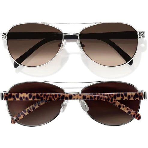 Brighton | Sugar Shack Sunglasses In Leopard Print - Giddy Up Glamour Boutique