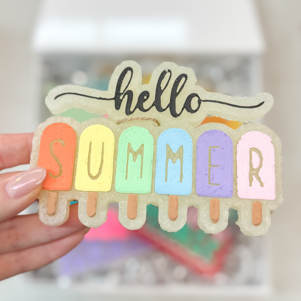 Hello Summer Popsicle Car Freshie in Various Scents - Giddy Up Glamour Boutique