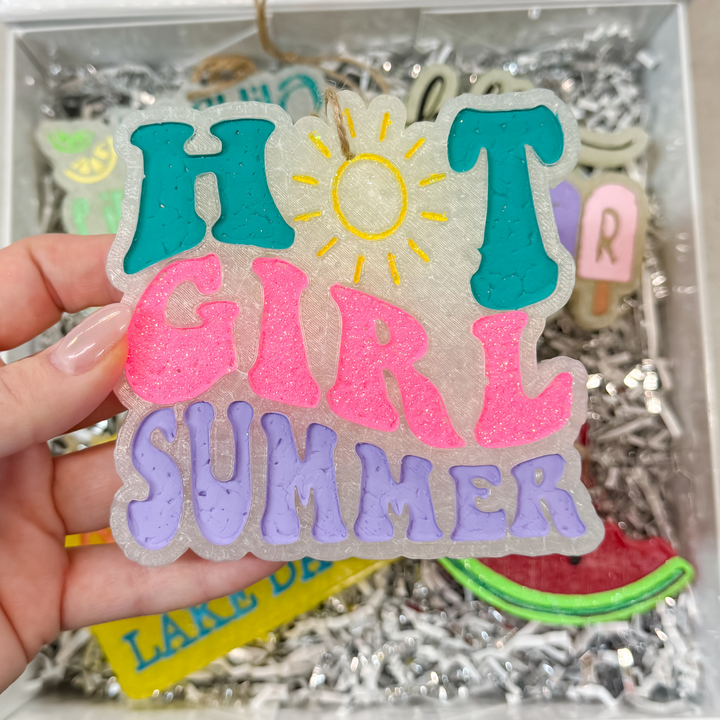 Hot Girl Summer Car Freshie in Various Scents - Giddy Up Glamour Boutique