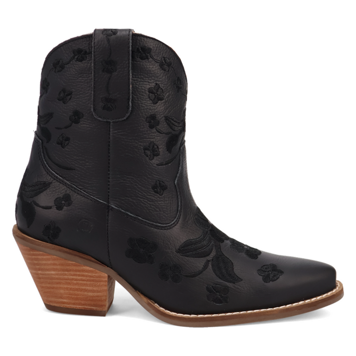 Online Exclusive | Dingo | Sweetheart Leather Bootie in Black **PREORDER