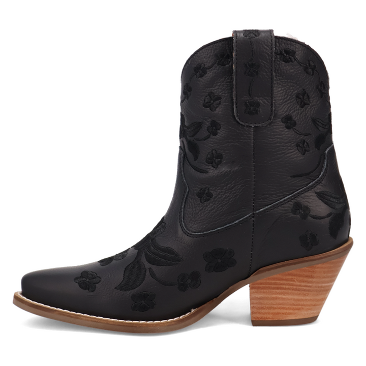 Online Exclusive | Dingo | Sweetheart Leather Bootie in Black **PREORDER