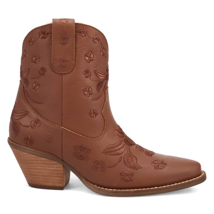 Online Exclusive | Dingo | Sweetheart Leather Bootie in Brown **PREORDER