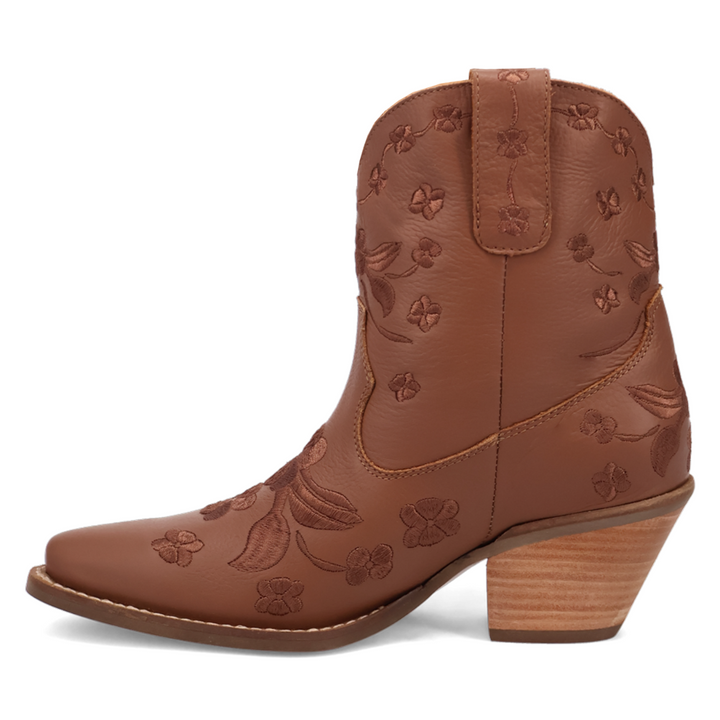 Online Exclusive | Dingo | Sweetheart Leather Bootie in Brown **PREORDER