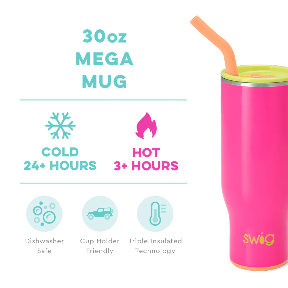 Swig | Tutti Frutti Mega Mug in 30 oz - Giddy Up Glamour Boutique