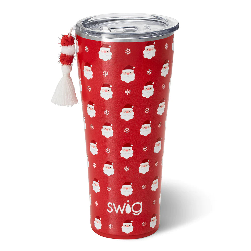 Swig Life 40oz Mega Mug, 40 oz Tumbler with Handle and Straw,  Cup Holder Friendly, Dishwasher Safe, Extra Large Insulated Tumbler,  Stainless Steel Water Tumbler (Aqua): Tumblers & Water Glasses