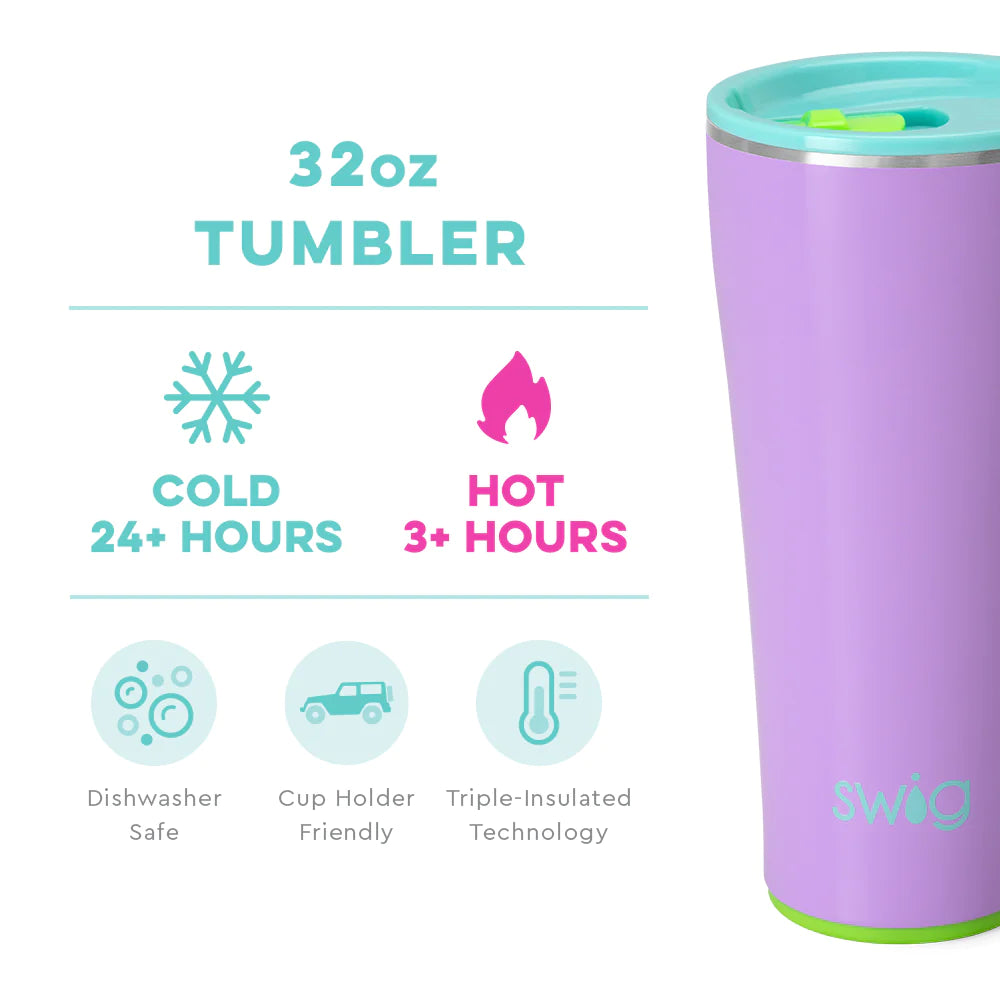 Swig | Ultra Violet Tumbler in 32 oz - Giddy Up Glamour Boutique