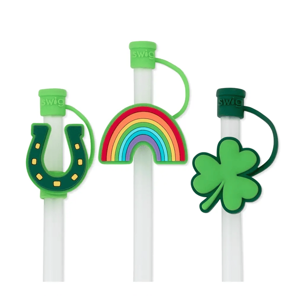 Swig | St. Patrick's Day Straw Topper Set - Giddy Up Glamour Boutique