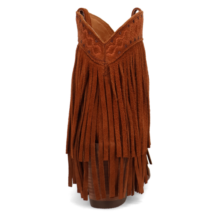 Online Exclusive | Dingo | Tapadero Suede Leather Bootie in Brown ** PREORDER