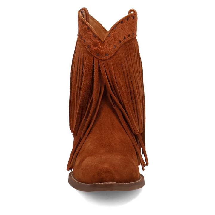 Online Exclusive | Dingo | Tapadero Suede Leather Bootie in Brown ** PREORDER