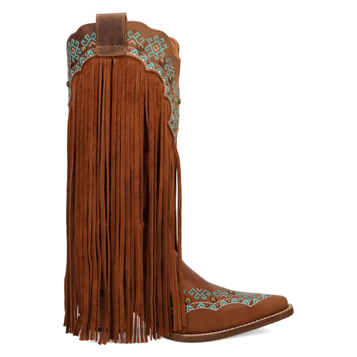 Online Exclusive | Dingo | Tequila Sunrise Suede Boots in Brown **PREORDER