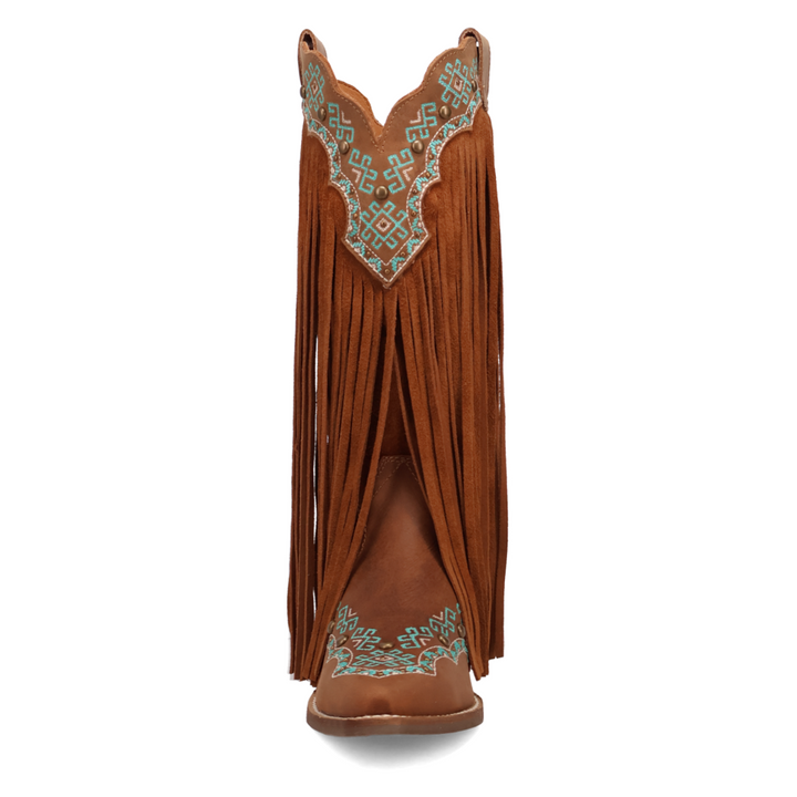 Online Exclusive | Dingo | Tequila Sunrise Suede Boots in Brown **PREORDER