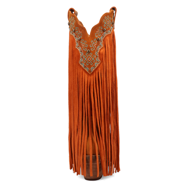 Online Exclusive | Dingo | Tequila Sunrise Suede Boots in Rust **PREORDER