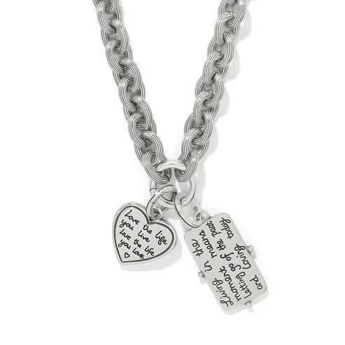 Brighton | Token Lavish Link Charm Necklace in Silver