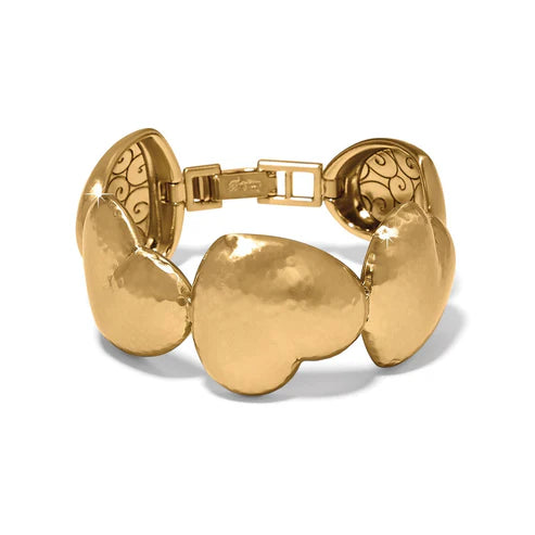 Brighton | Trianon Heart Link Bracelet in Gold