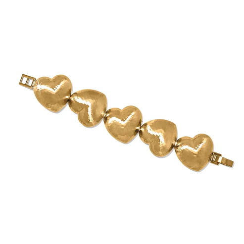 Brighton | Trianon Heart Link Bracelet in Gold