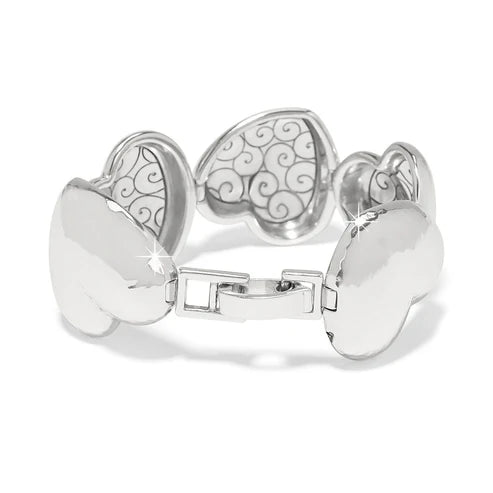Brighton | Trianon Heart Link Bracelet in Silver