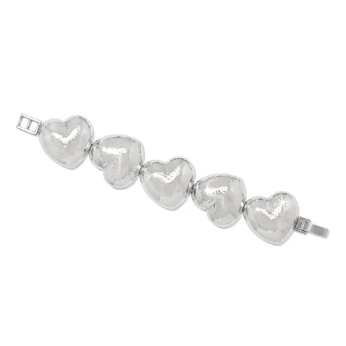 Brighton | Trianon Heart Link Bracelet in Silver