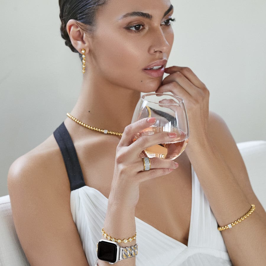 Brighton | Twinkle Mod Gold Tone Crystal Bracelet