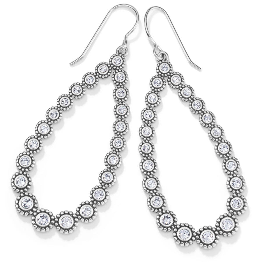 Brighton | Twinkle Splendor Silver Tone Teardrop French Wire Earrings