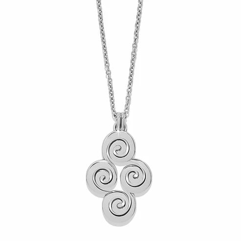 Brighton | Vertigo Spiral Necklace in Silver