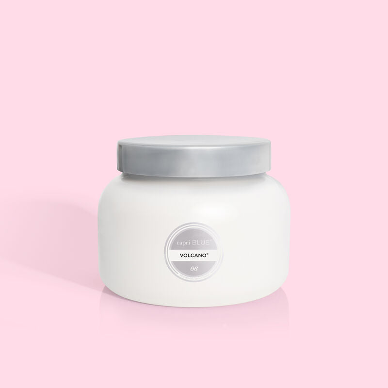 Capri Blue | 28 oz. Jar Candle in White | Volcano - Giddy Up Glamour Boutique