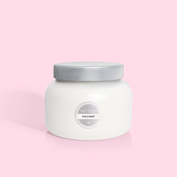 Capri Blue | 28 oz. Jar Candle in White | Volcano - Giddy Up Glamour Boutique