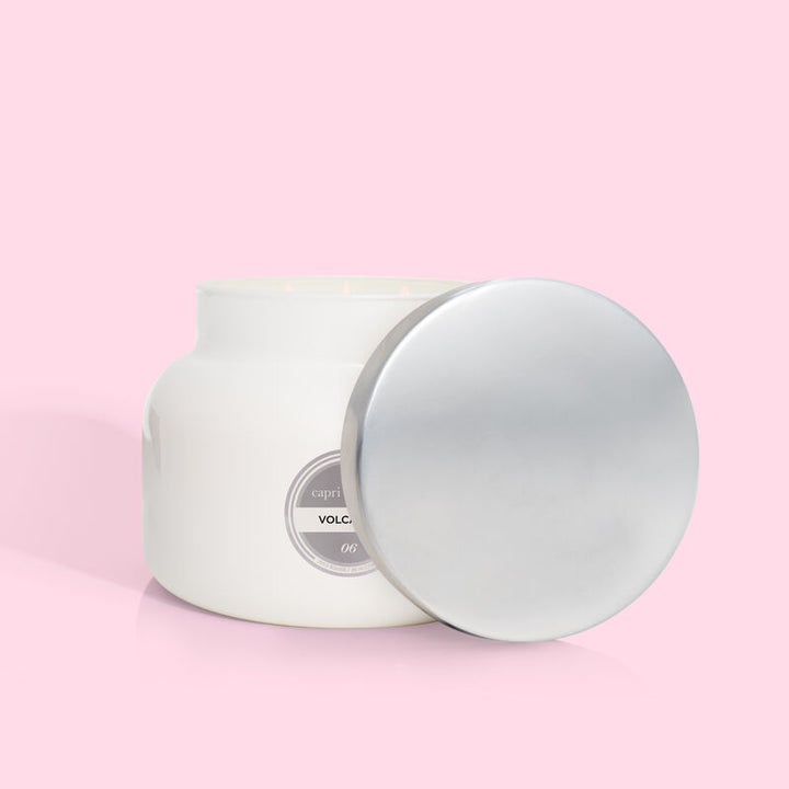 Capri Blue | 28 oz. Jar Candle in White | Volcano - Giddy Up Glamour Boutique