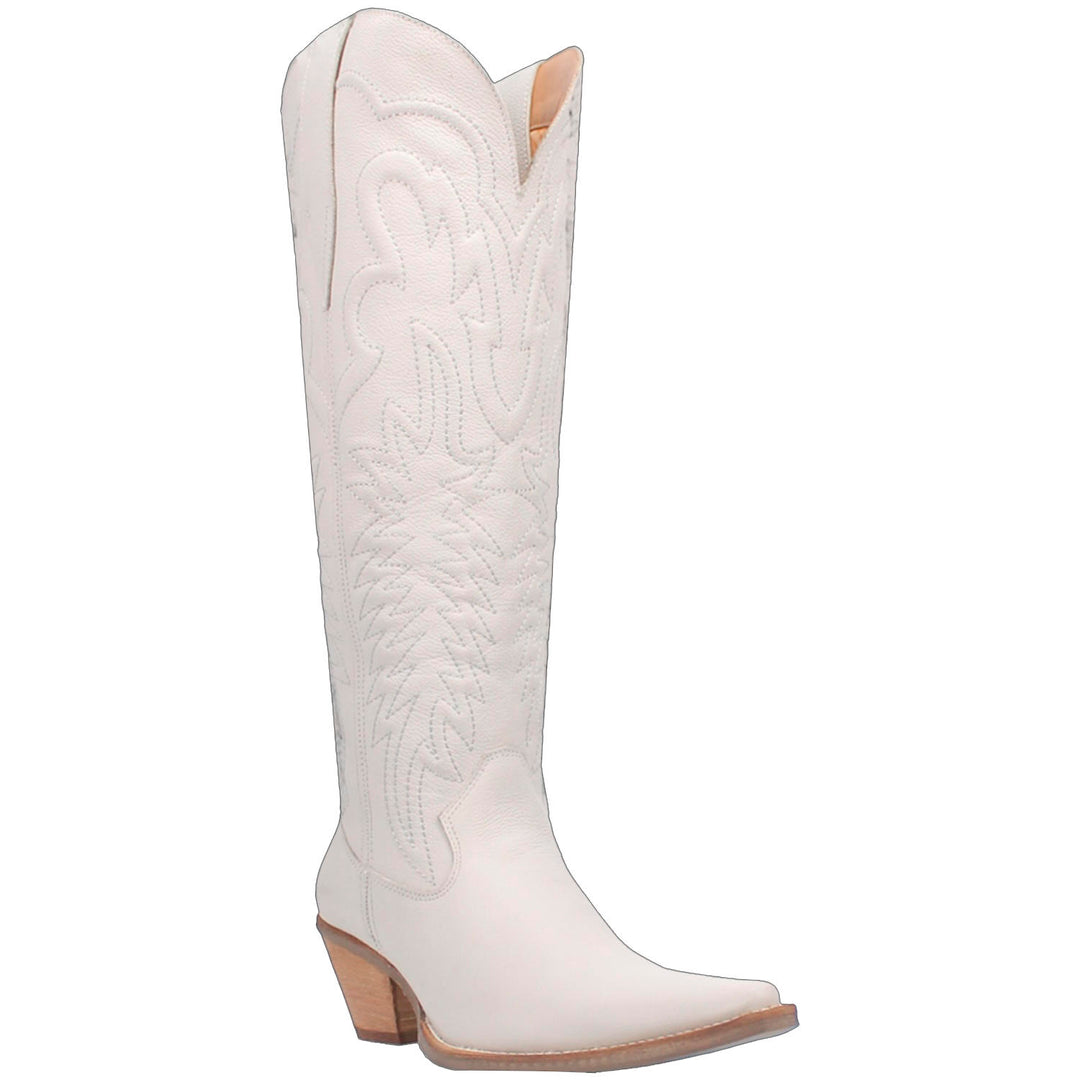 Online Exclusive | Dingo | Raisin Kane Cowboy Boot in White  **PREORDER - Giddy Up Glamour Boutique