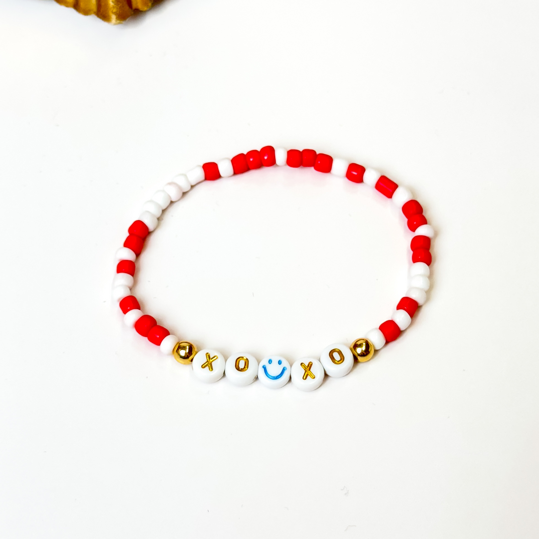Buy 3 for $10 | Valentine's Day Friendship Stretch Bracelets - Giddy Up Glamour Boutique