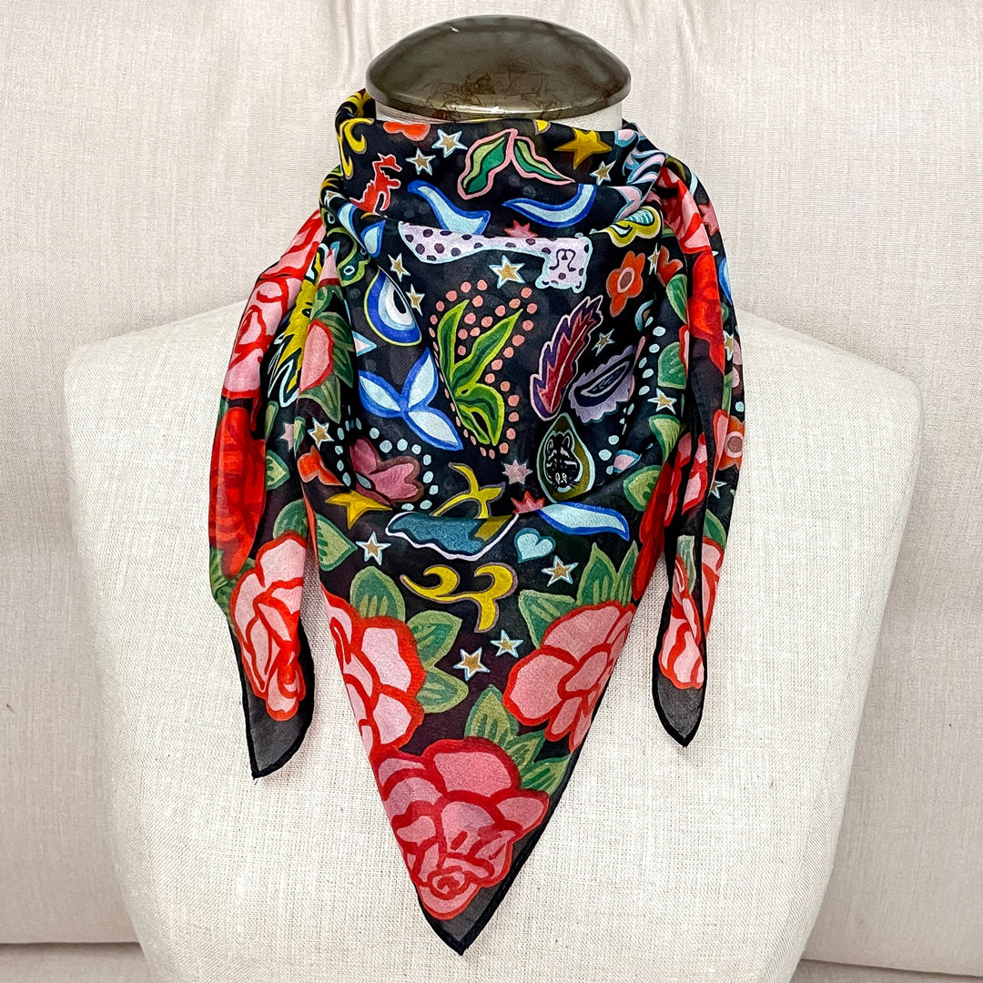 XOXO Art & Co | Rose Ranch Shorty Wild Rag