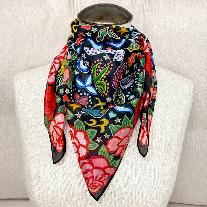 XOXO Art & Co | Rose Ranch Shorty Wild Rag