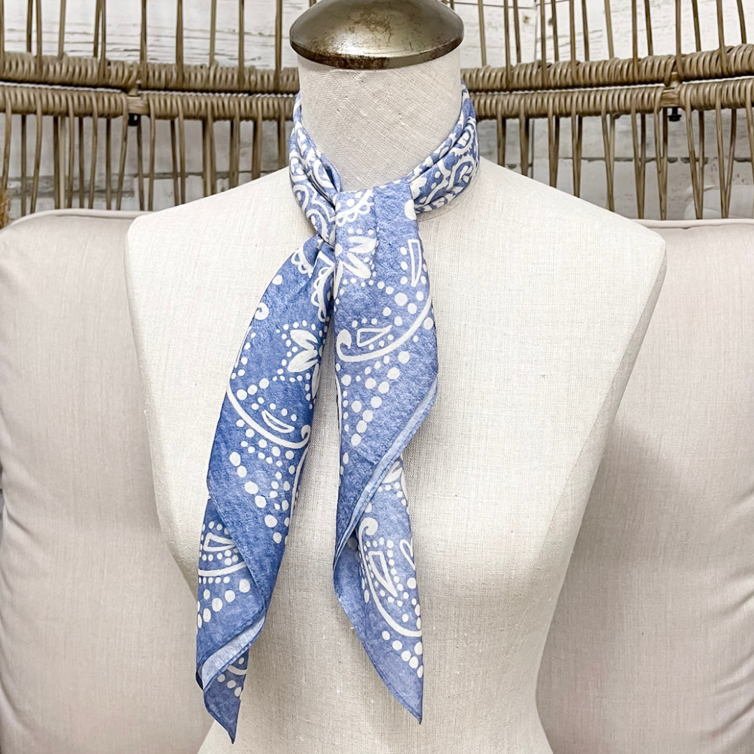 XOXO Art & Co | Cowboy Blues Shorty Wild Rag