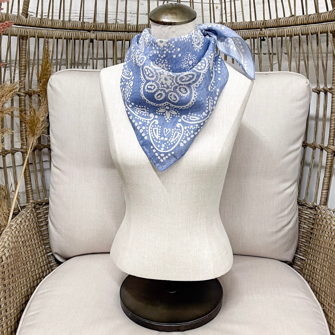 XOXO Art & Co | Cowboy Blues Shorty Wild Rag