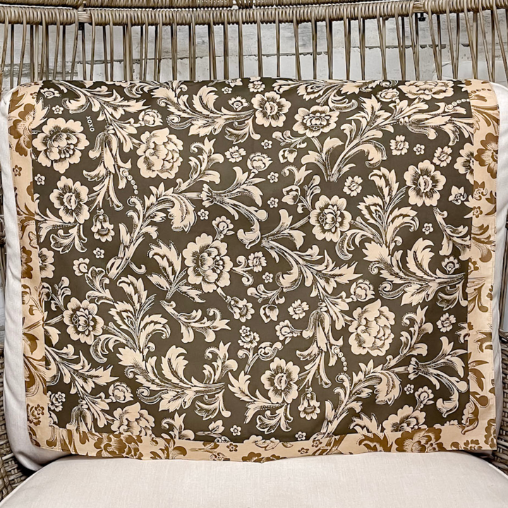 XOXO Art & Co | Saddle Flowers Shorty Wild Rag