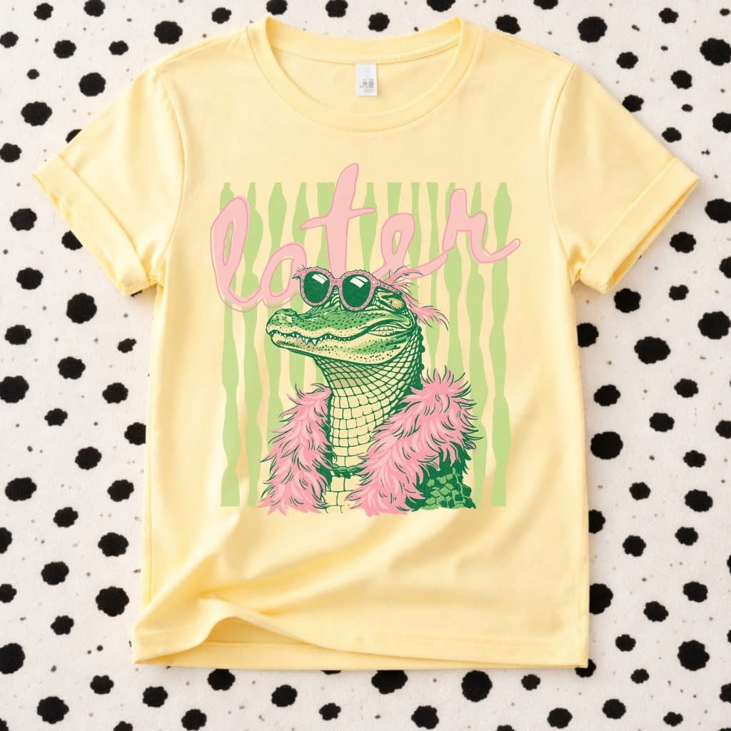 Online Exclusive | Boujee Gator Tee in Multiple Colors