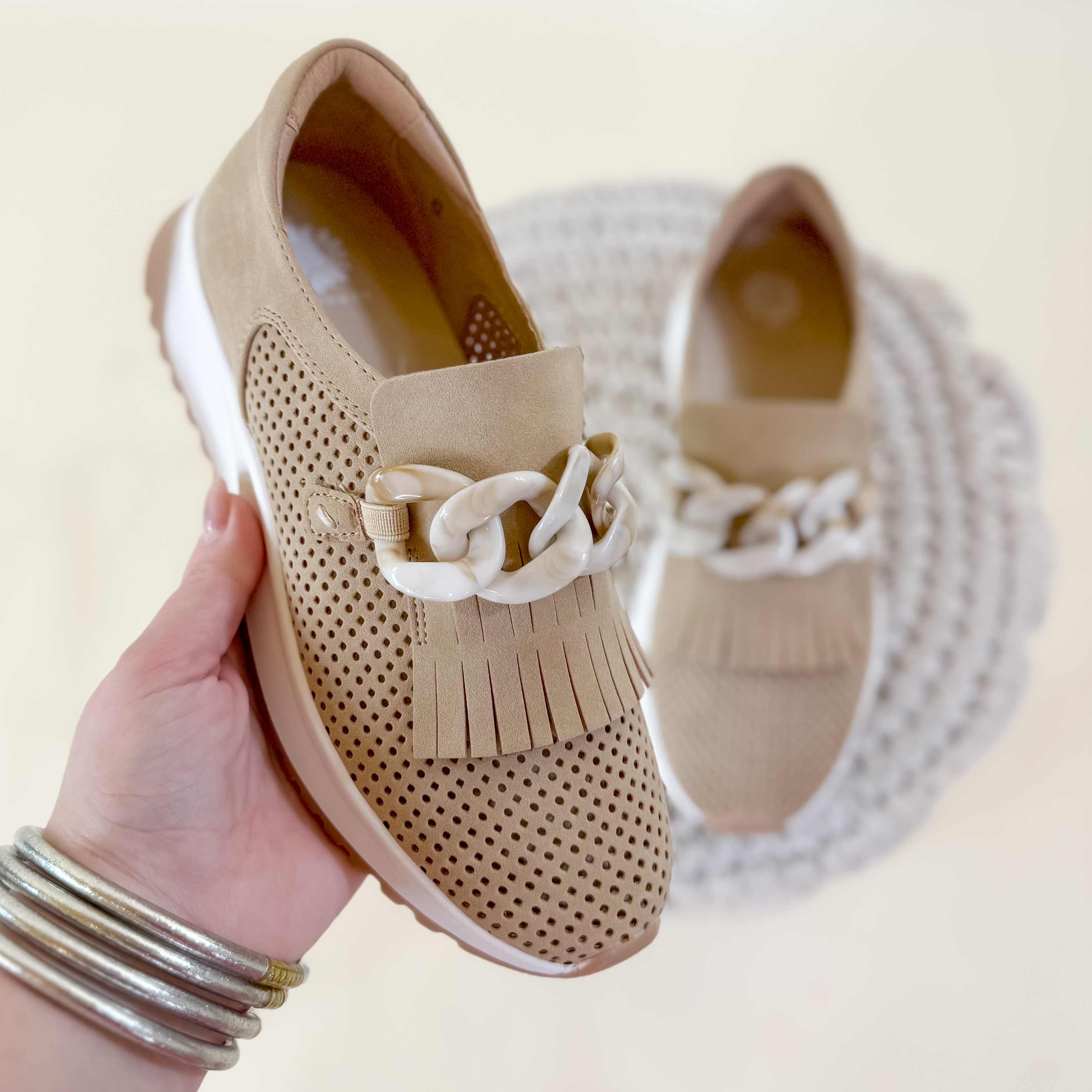 Yellowbox | Riska Slip-on Loafer in Sand - Giddy Up Glamour Boutique