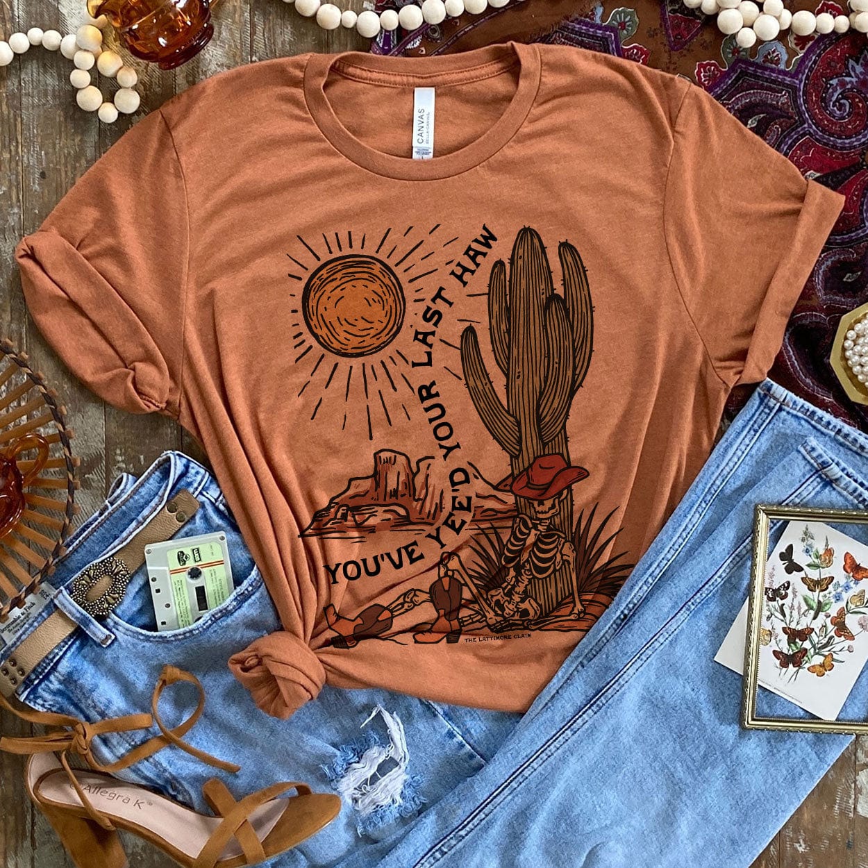 Online Exclusive | You've Yee'd Your Last Haw Short Sleeve Graphic Tee in Harvest Brown - Giddy Up Glamour Boutique