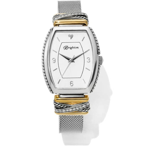 Brighton | Zurich Watch in Silver and Gold Tone - Giddy Up Glamour Boutique