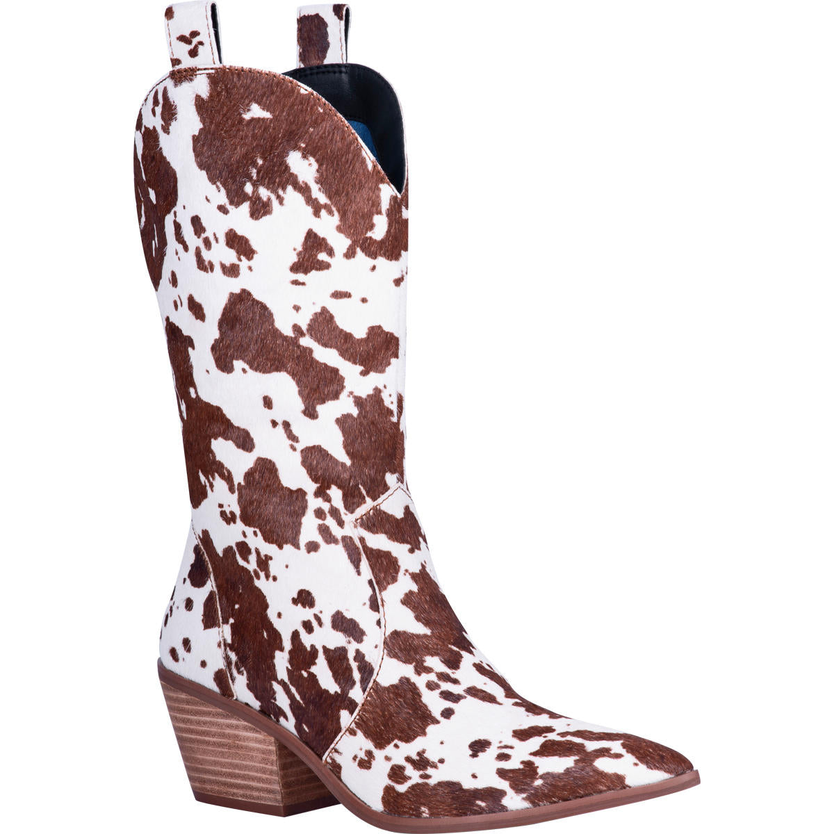 Online Exclusive | Dingo | Live a Little Hair on Hide Cowboy Boot in Brown **PREORDER - Giddy Up Glamour Boutique