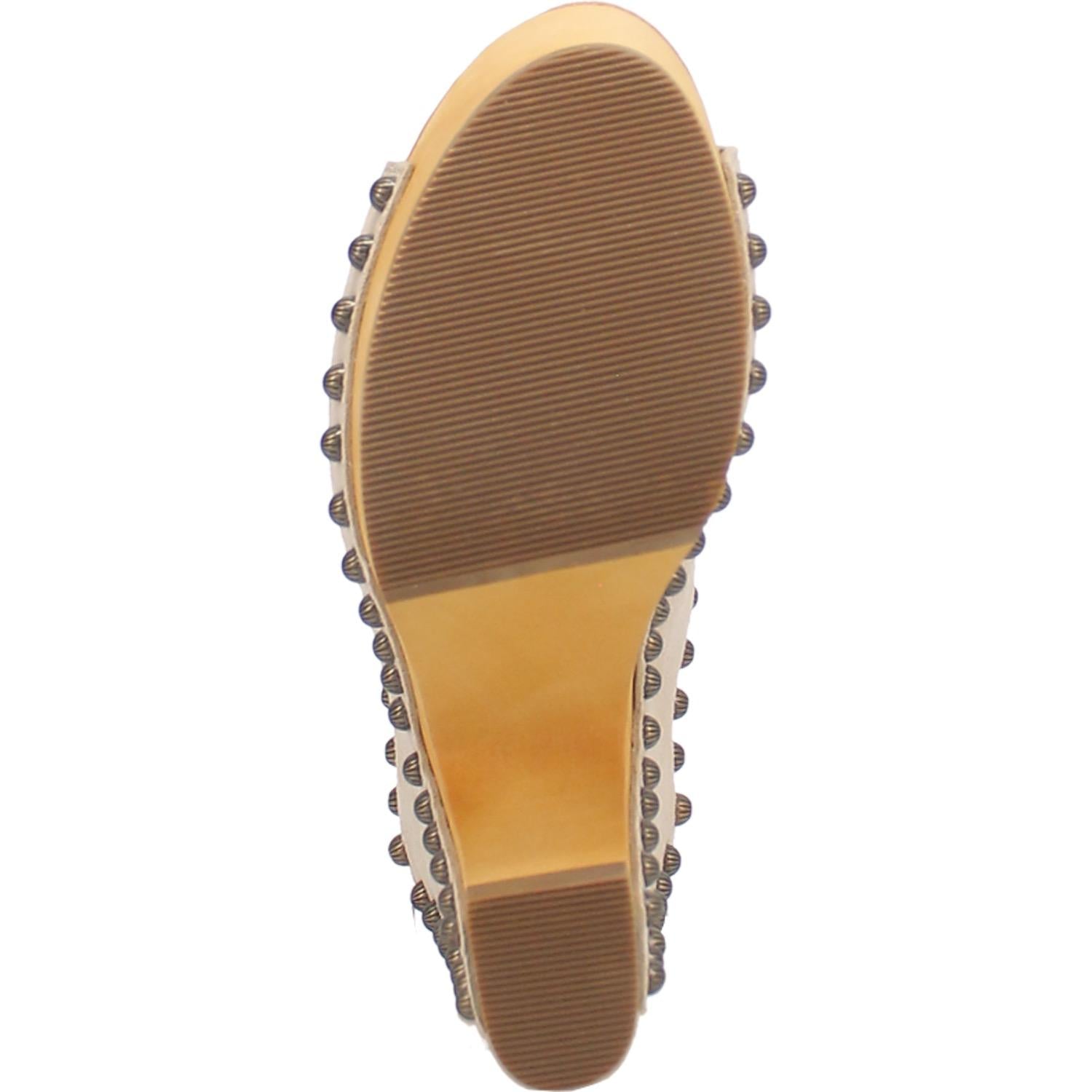Online Exclusive | Dingo | Peace N Love Leather Clog Heeled Sandal in Sand Tan **PREORDER - Giddy Up Glamour Boutique