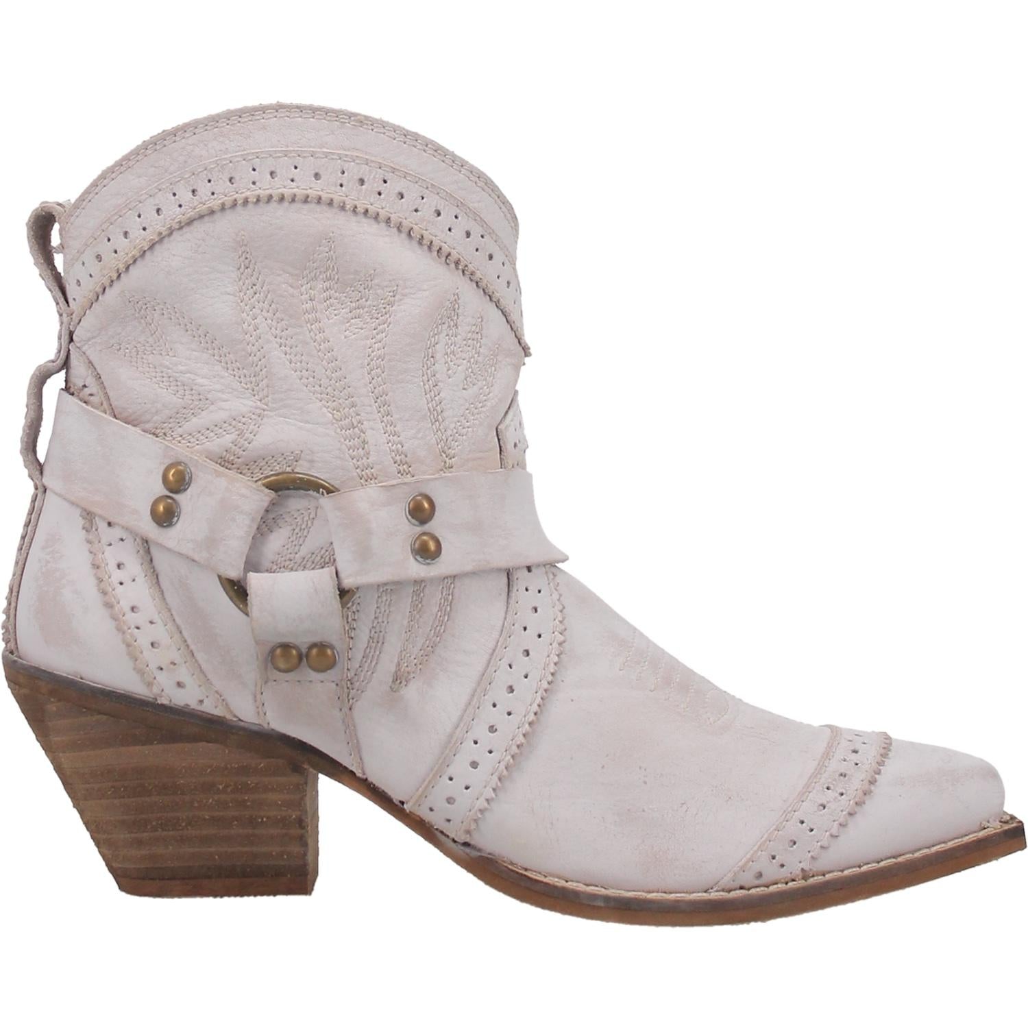 Online Exclusive | Dingo | Gummy Bear Leather Cowboy Boots in Off White  **PREORDER - Giddy Up Glamour Boutique
