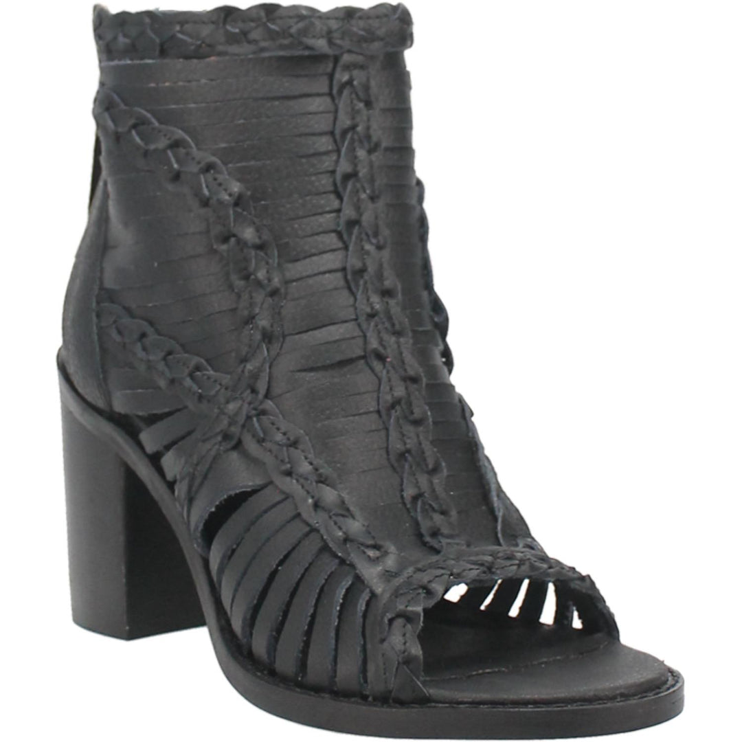 Online Exclusive | Dingo | Jeezy Leather Heeled Sandal in Black  **PREORDER - Giddy Up Glamour Boutique