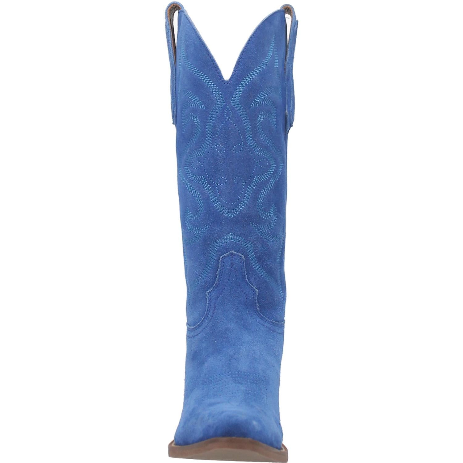 Online Exclusive | Dingo | Out West Suede Cowboy Boots in Blue  **PREORDER - Giddy Up Glamour Boutique