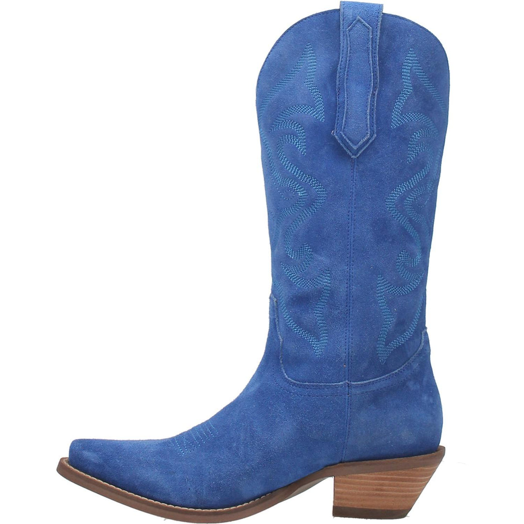 Online Exclusive | Dingo | Out West Suede Cowboy Boots in Blue  **PREORDER - Giddy Up Glamour Boutique